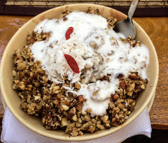 bean me up - granola breakfast
