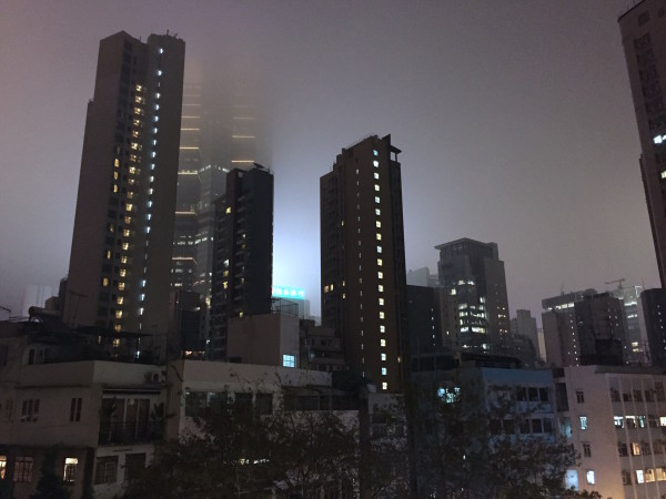 When looking out of our hotel room in Hong Kong, we couldn't help but imagine how many of the lit windows were Airbnb rentals.