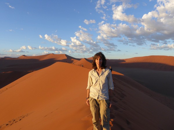 Namibia has the most beautiful skies of any place I have been. This photo was taken on the dunes in Sossusvlei, Namibia, one of the highlights of my time there.
