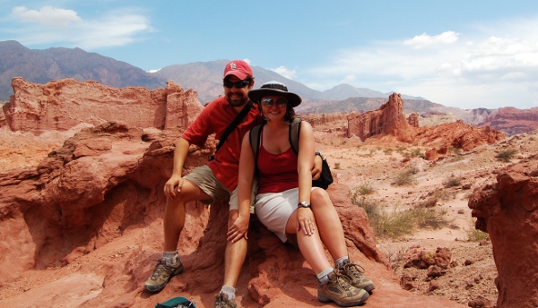 Adam and Megan in Argentina Adam and Megan in Argentina